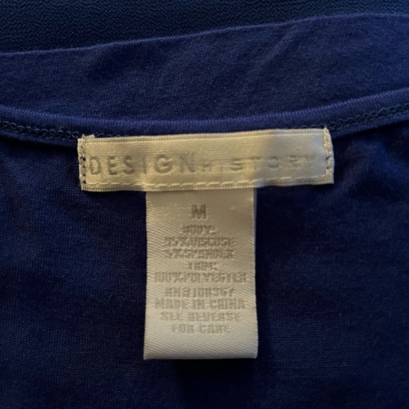 Blue Design History Long Tank - Size Medium - Picture 3 of 5